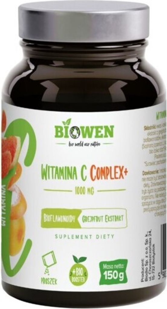 BIOWEN Vitamin C Komplex+ 1000 mg L-Ascorbinsäure IMMUNITY 150 g
