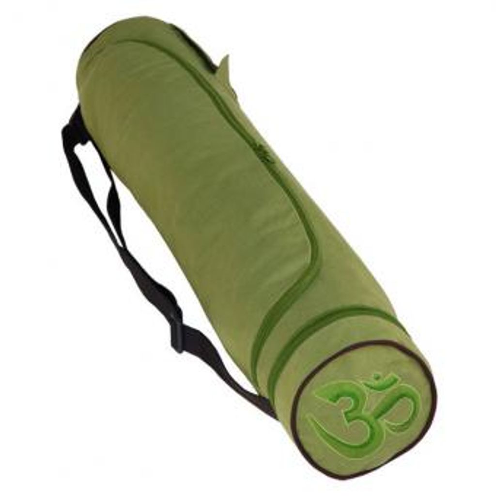 Yogatasche OM Baumwolle grün 80