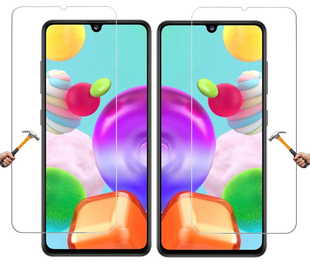 ino 2x Schutzglas kompatibel mit Samsung Galaxy A41 Panzerglas Panzerfolie Displayschutzglas Schutz Glasfolie Displayglas 9H