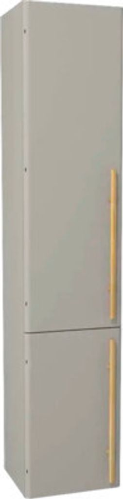 Hängehochschrank mit 2 Türen Devo Sonet links BxHxT 35x164x32 cm kaschmir/Eiche