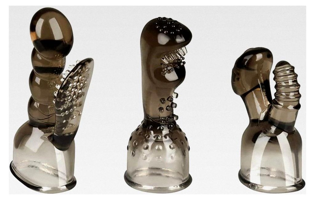 Vielseitige Massageaufsätze, 3 Stück, 8,6-12,5 cm