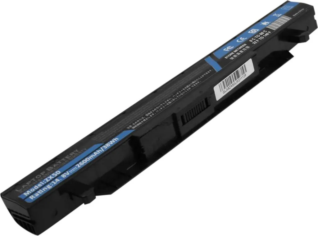 Batterie Li-Ion 2600mAh 14.8V pour Asus GL552 ROG FX-PLUS - Noir