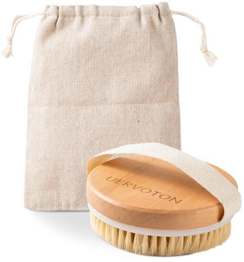 Brosse exfoliante pour éliminer les imperfections et lisser la peau sèche