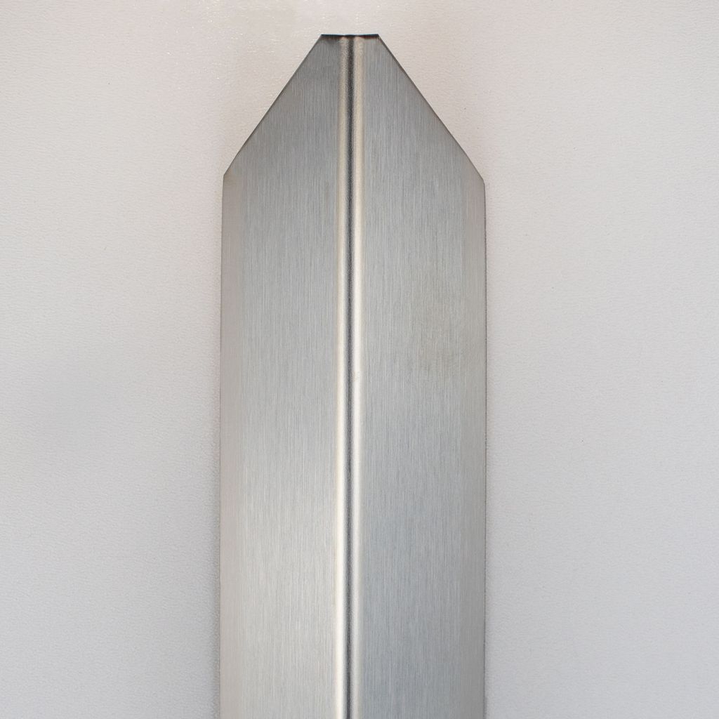 PROVISTON | Eckschutzwinkel | Edelstahl | Edelstahloptik | Breite 30 mm | Höhe 30 mm | Länge 1000 mm | Selbstklebend | Eckschutzprofil | Eckschut...