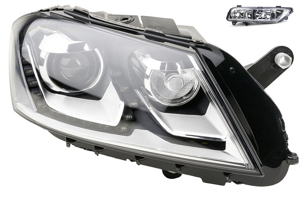 Johns, Scheinwerfer passend für VW Passat 36 08/10-12/14 Xenon D3S Re. Beifahr. + Nebel 3AB941754 3AA941662G 3AA941662B
