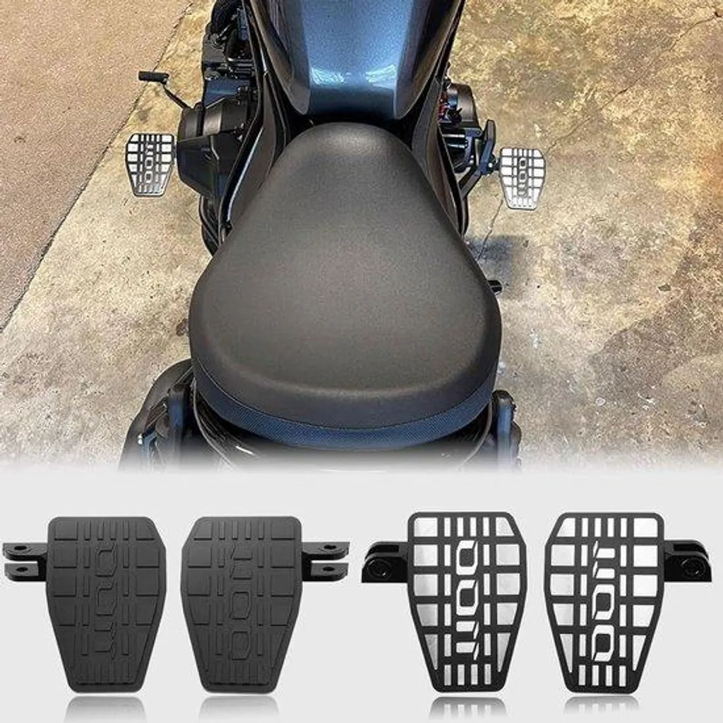 Repose-pieds CNC pour Honda Rebel CMX 1100 DCT 2021-2024 - Noir Robuste