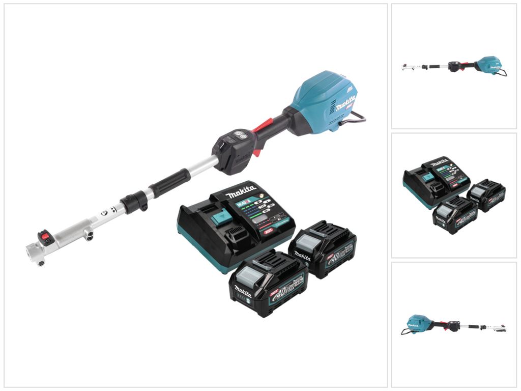 Makita UX 01 GM2 Akku Multifunktionsantrieb 40 V max. XGT Brushless + 2x Akku 4,0 Ah + Ladegerät