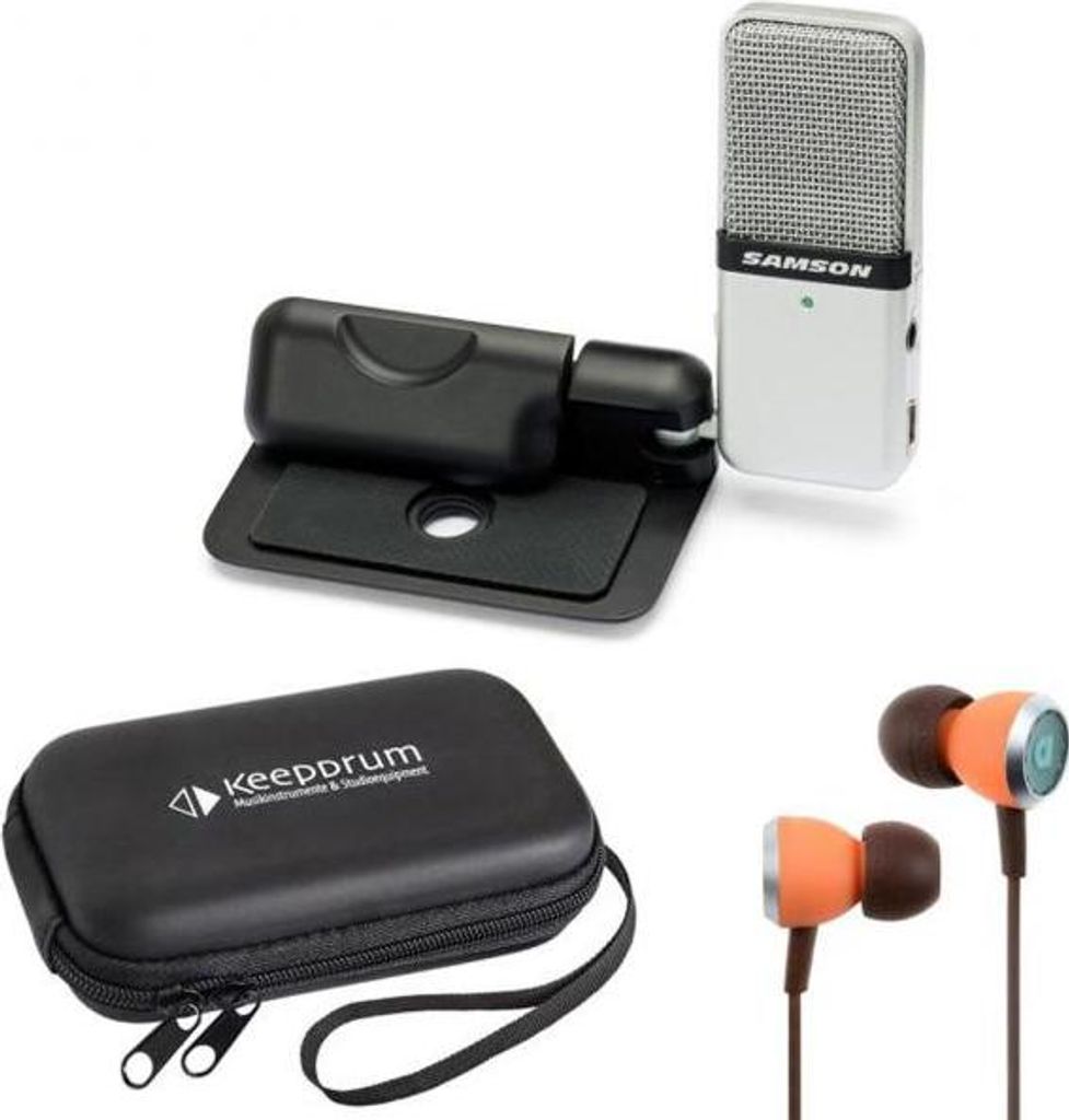 Samson Go Mic Mikrofon mitOhrhörer mitTasche