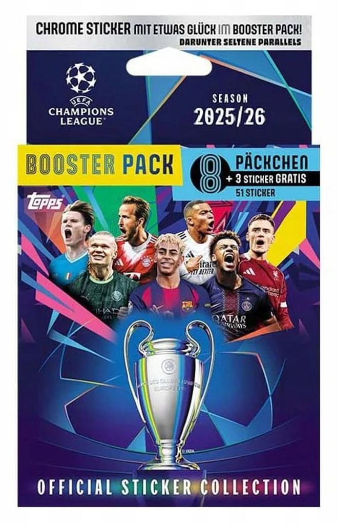 UEFA Champions League 2025/26 Sticker Collection Eco Pack Obrázok produktu 