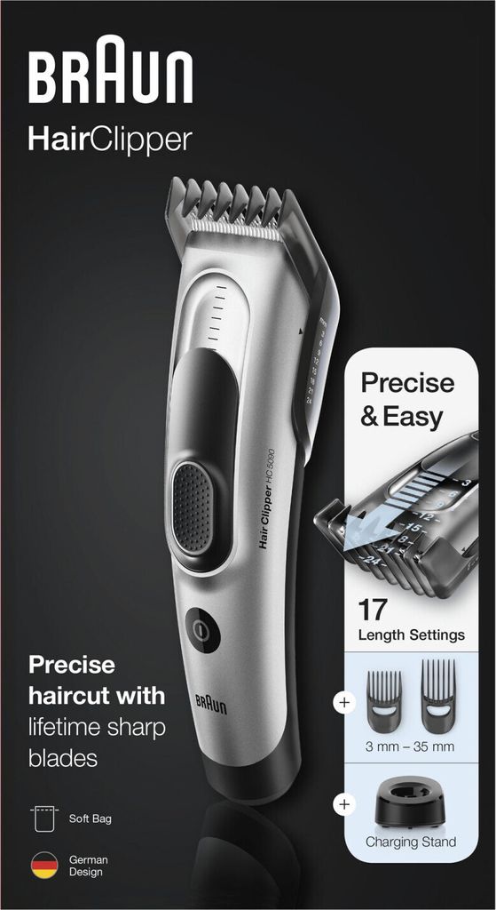Maszynka do strzyżenia włosów BRAUN HC 5090 zasilanie Zdjęcie produktu 9