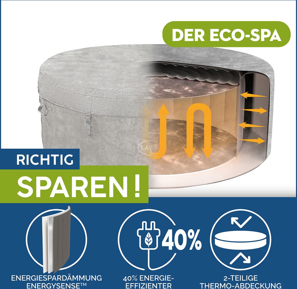 Bestway® LAY-Z-SPA® ECO-Whirlpool Zurich AirJet™ Ø 180 x 66 Obrázek produktu 14
