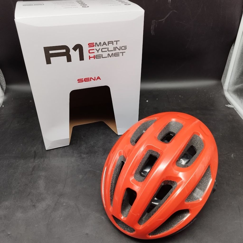Sena R1 / R1 EVO Fahrradhelm der Smarte Fahrradhelm Orange Produktbild 