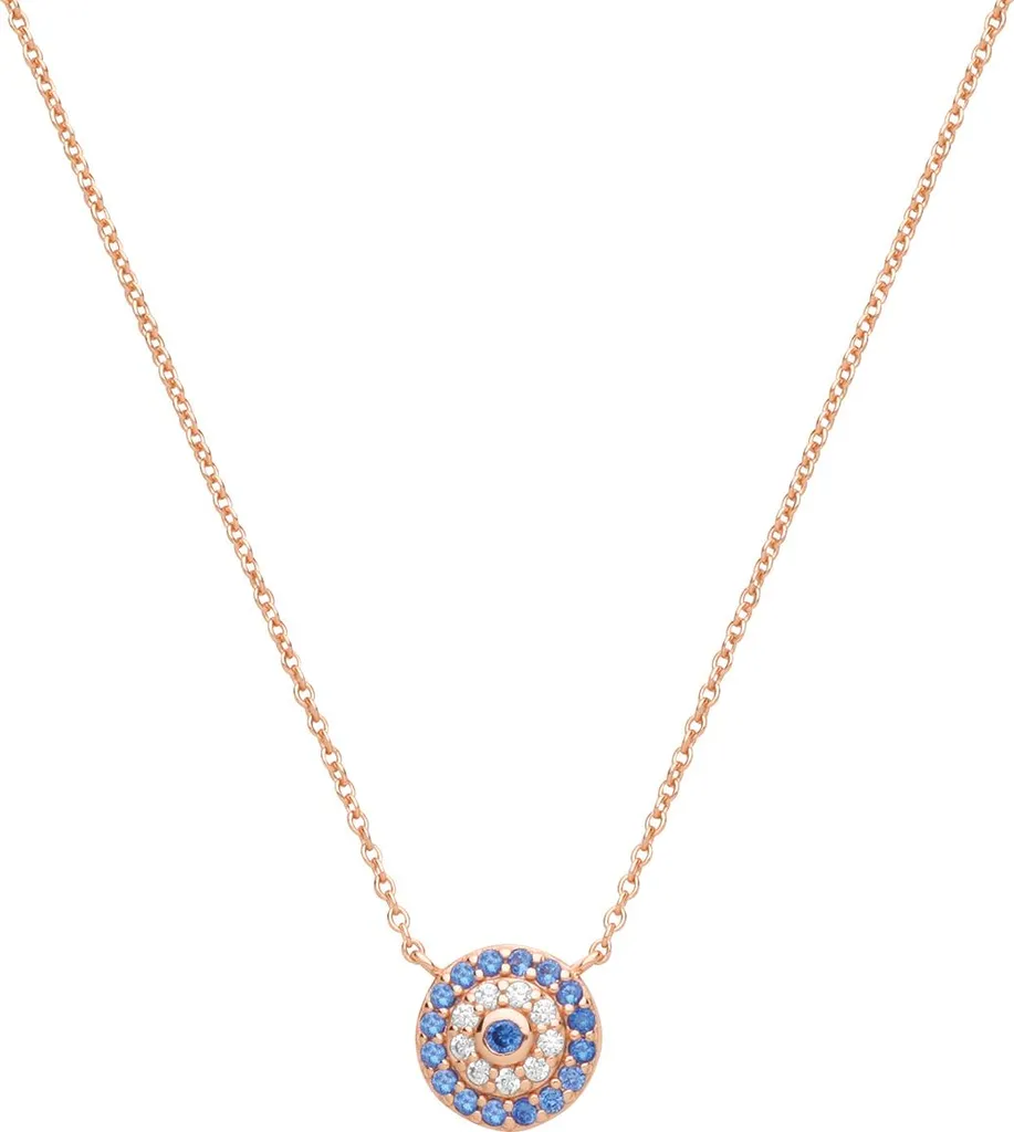 Pendentif Solitaire en Argent 925 pour Femme avec Zirconium 9mm
