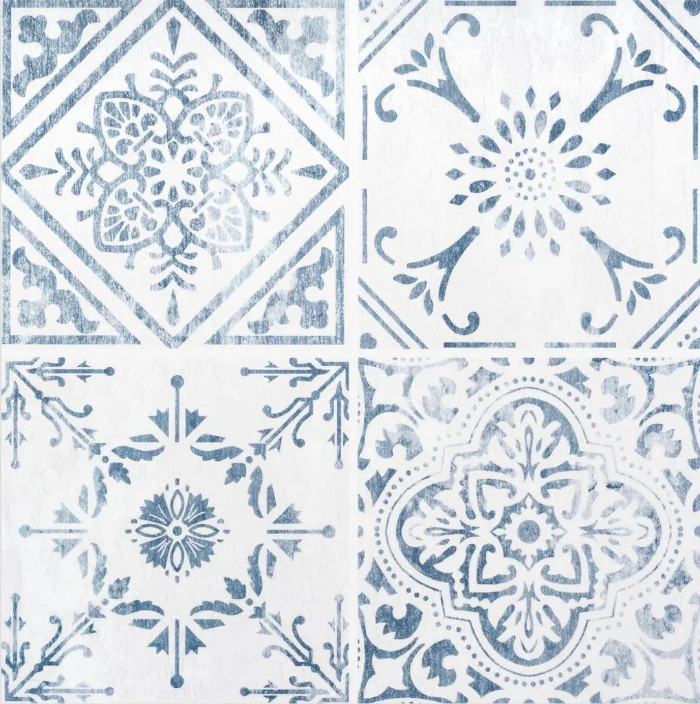 Relooker un Vieux Carrelage avec des Dalles Murales Adhésives Bleues
