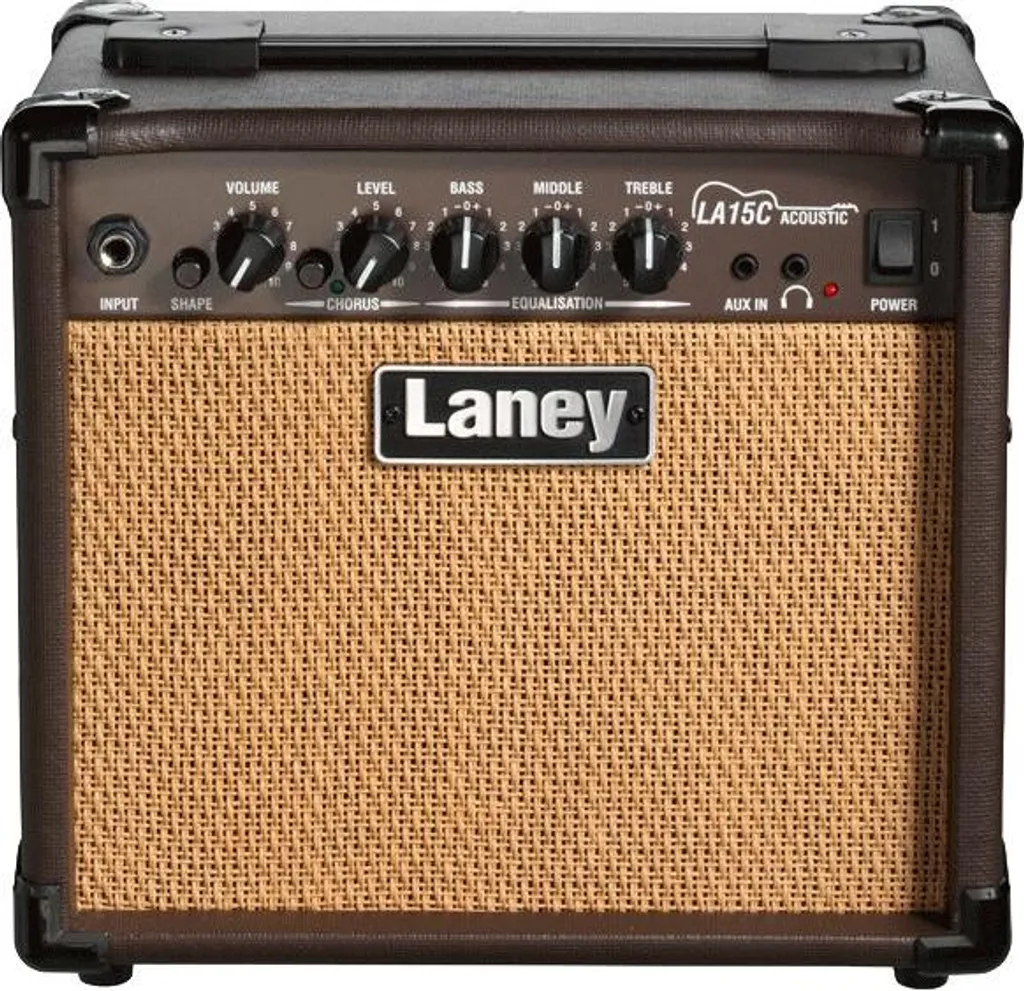 Laney LA15C Ampli Acoustique Anti-Larsen avec Effet Chorus et Entrée AUX