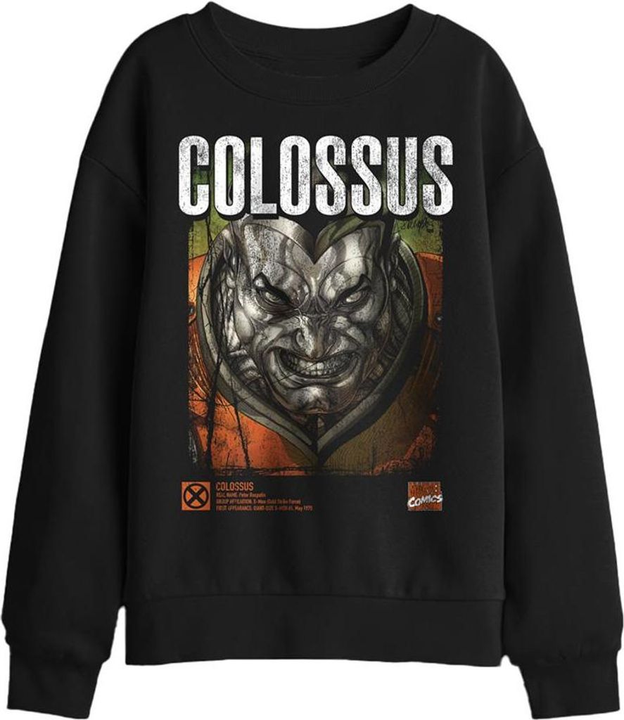 X-Men - "Info" Sweatshirt für Kinder TV29866 (116) (Schwarz)
