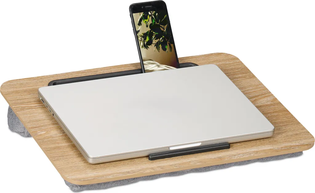 Cuscino per Laptop Relaxdays con Supporto Cellulare | Offerta Shop Online