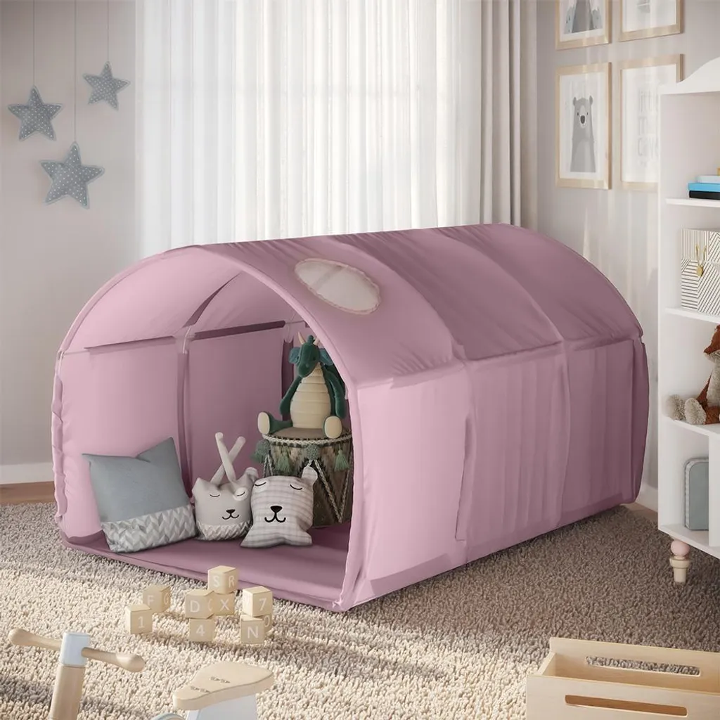 Tente tunnel Vitalispa Kubby Rose 100x80cm avec fenêtre 55814