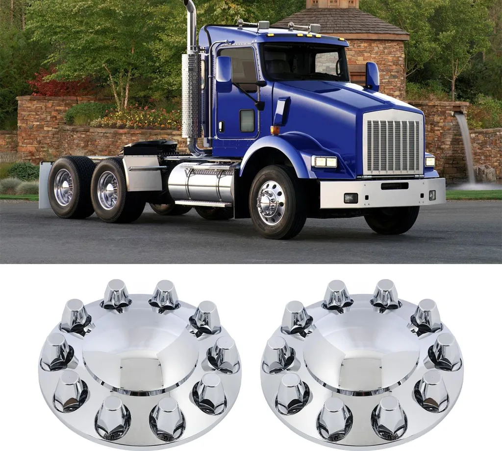 Habillage d'essieu avant pour camion et remorque avec écrous de 33mm