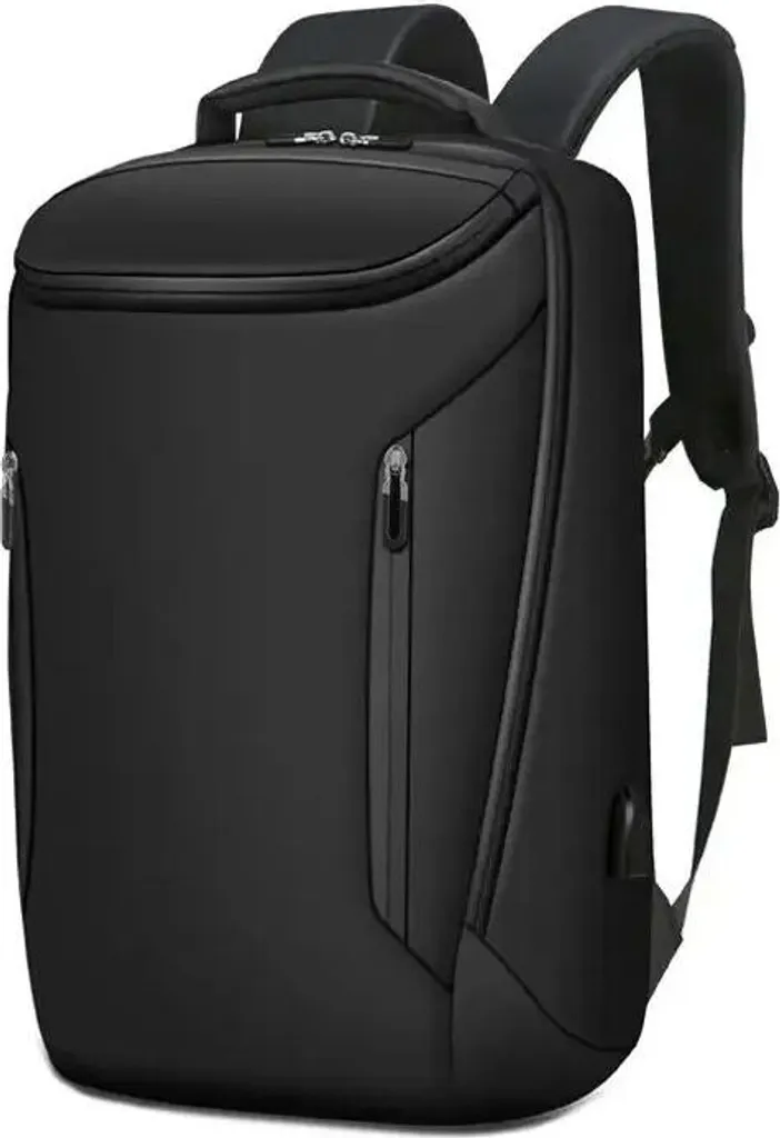 Sac à dos ordinateur portable imperméable avec design professionnel noir
