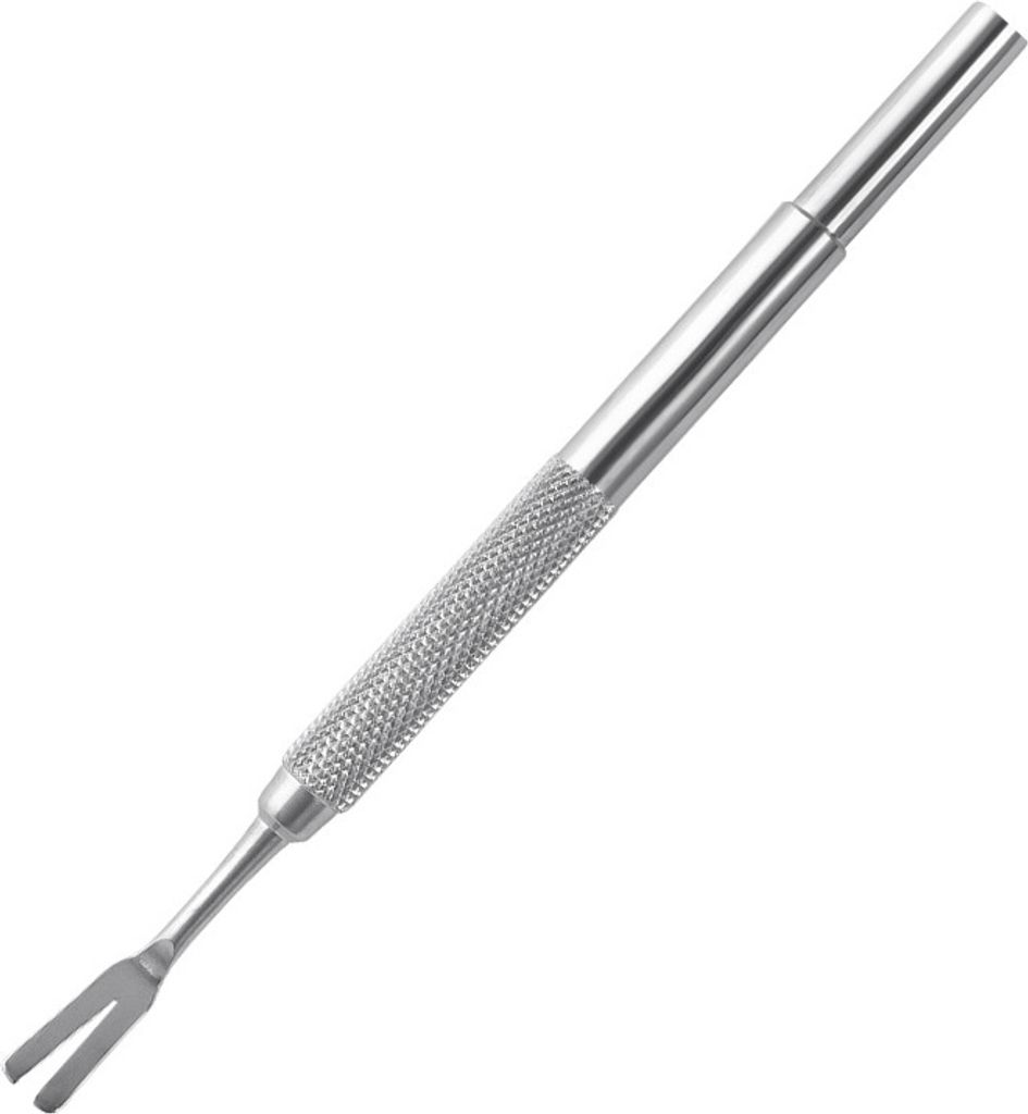 INF Zeckenentferner aus Edelstahl für Hunde – einfache Entfernung von Zecken und Flöhen Silber