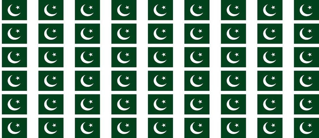 Mini Aufkleber Set - Pack glatt - 20x12mm - selbstklebender Sticker - Pakistan - Flagge / Banner / Standarte fürs Auto, Büro, zu Hause und die Sc...