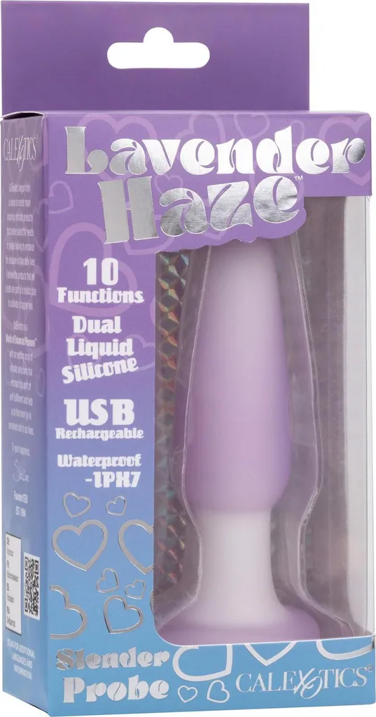 vibromasseur discret Vibromasseur discret Slender Probe Lavender Haze : plaisir ciblé
