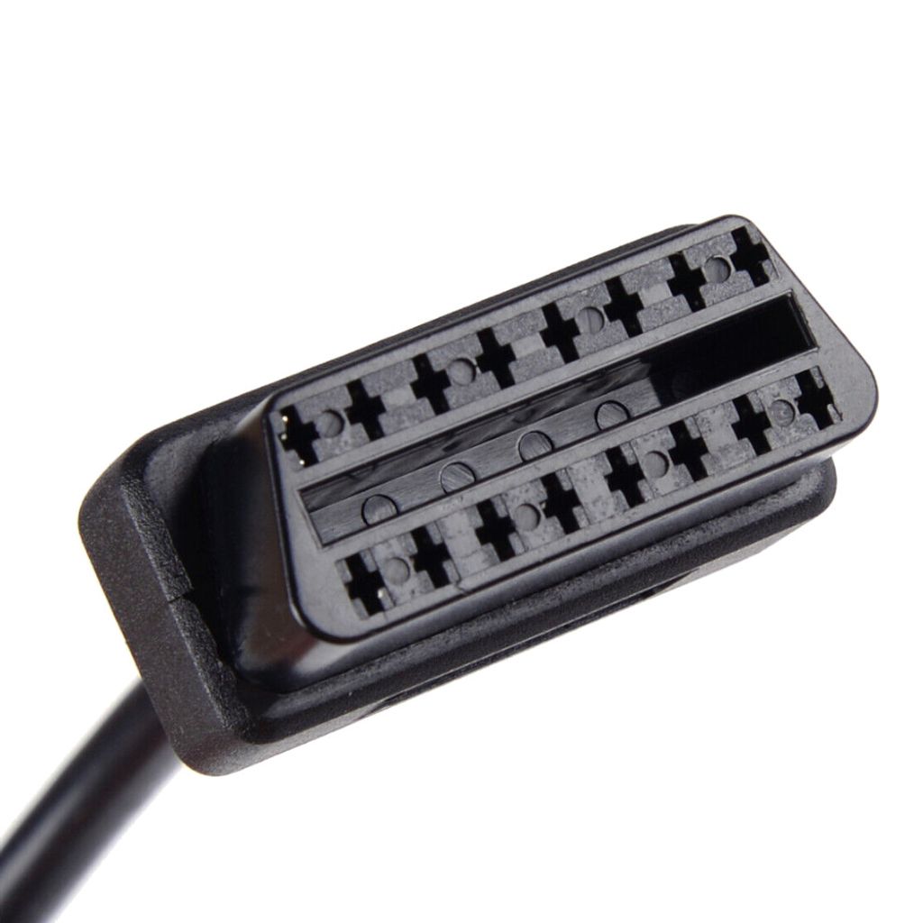 Trade-Shop OBD2 Diagnose Kabel mit Y-Kabel 16 Pin für BMW KFZ-Adapter