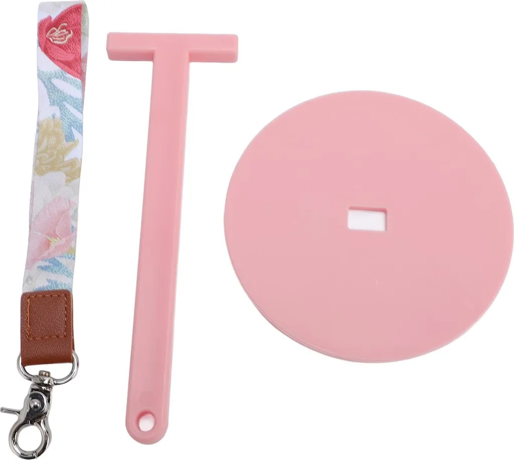 Fasce da polso in plastica leggera portatile appesa a sfera Spinner per casa all'aperto Rosa