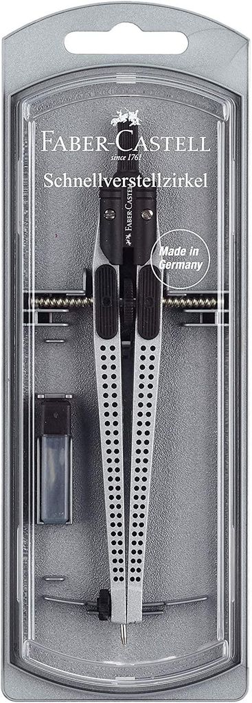Faber-Castell 174472 - Schnellverstellzirkel GRIP 2001, Produktbild 