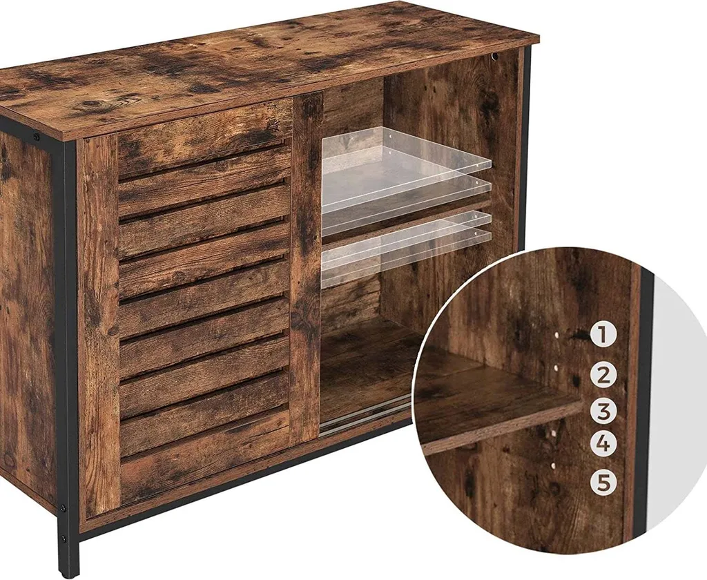 Buffet de rangement gain de place pour optimiser l'espace du salon