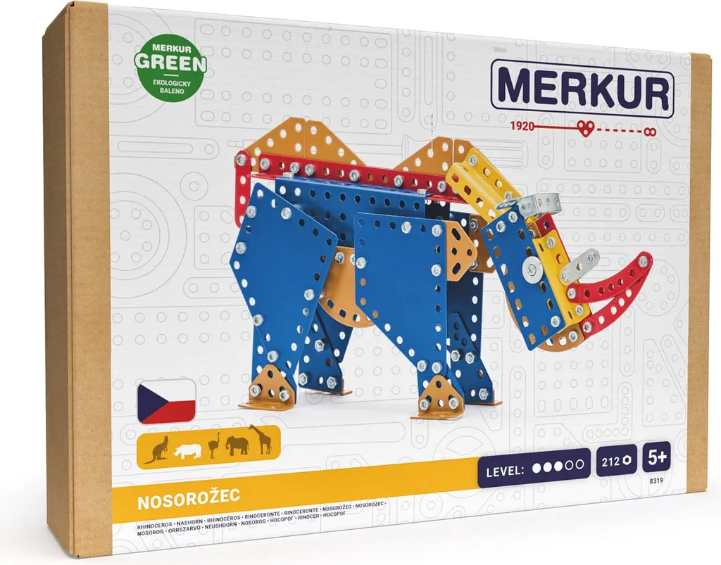 Merkur ZOO Rhino : Le jeu de construction métal pour s'éloigner des écrans