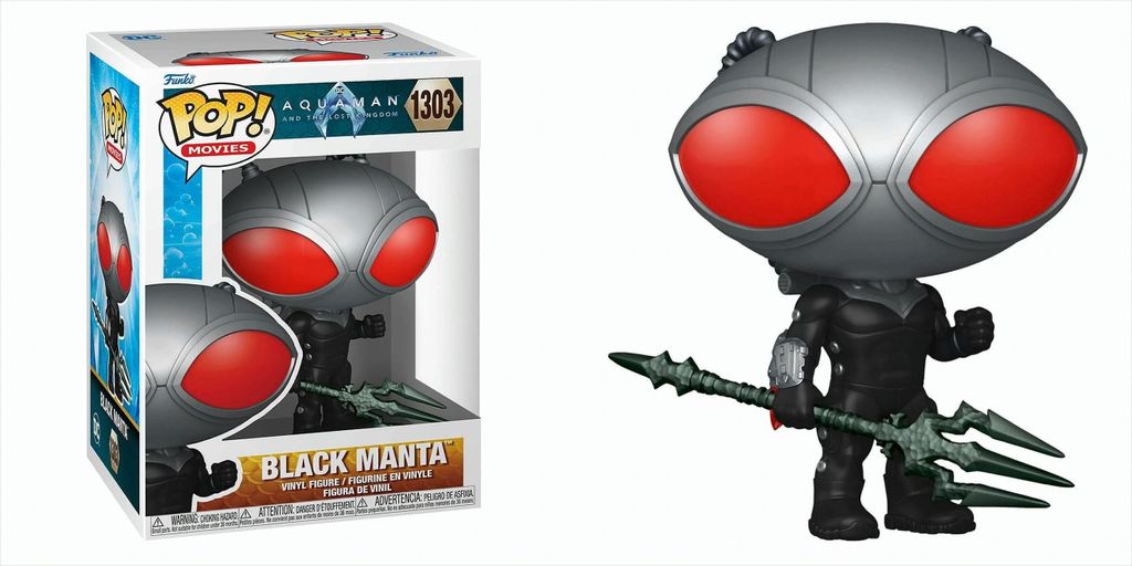 Aquaman 2 - Black Manta 1303 Funko Pop! Vinyl Figur Produktbild 