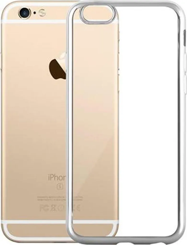 Custodia iPhone 6S Cadorabo Argento - Cover Morbida in Silicone e TPU - 3