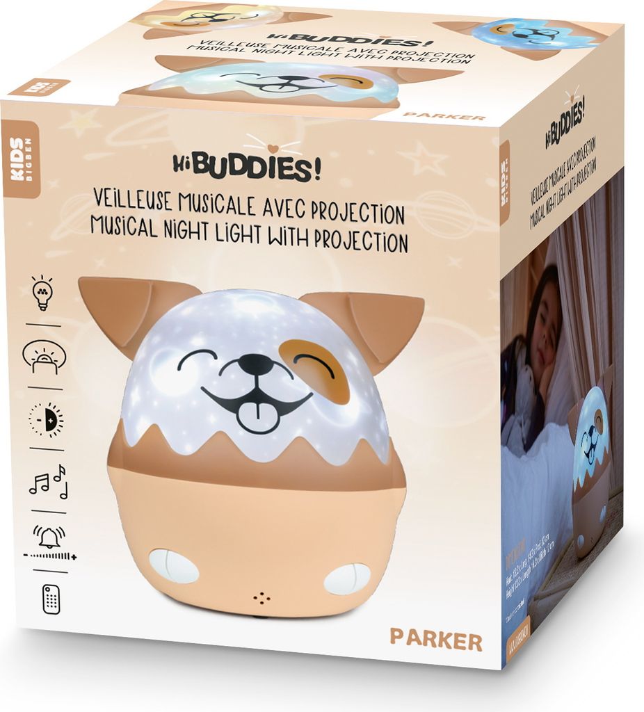 BIG BEN NLPKIDSDOG, Umgebungsbeleuchtung, Braun, Weiß, Produktbild 