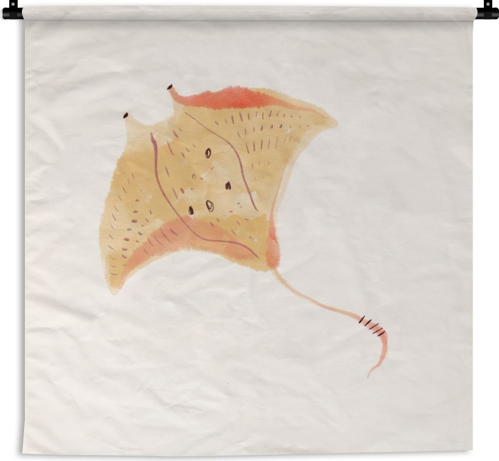 MuchoWow Wandteppich Wandbehang Rog - Tiere - Aquarell 150x150 cm Tapisserie Dekoration Wandtuch - Wohnaccessoires - Modernes