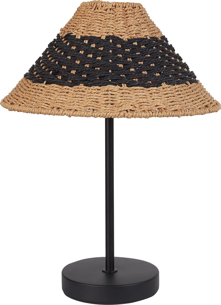 Lampe de Table Anti-Éblouissement Abat-jour Papier pour Chambre et Salon