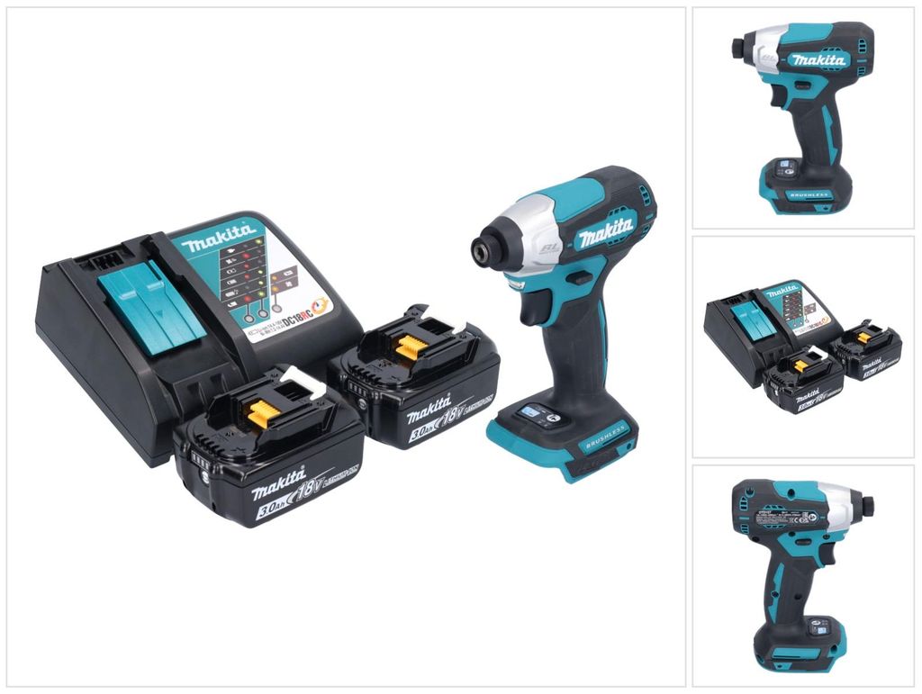 Avvitatore a impulsi a batteria Makita DTD 157 RF 18 V 140 Immagine del prodotto 