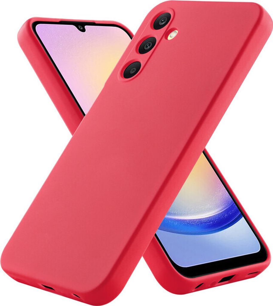 Hülle passend für Samsung Galaxy A54 5G| Schutzhülle Tasche Schutz Case | TPU Silikon Etui Rot