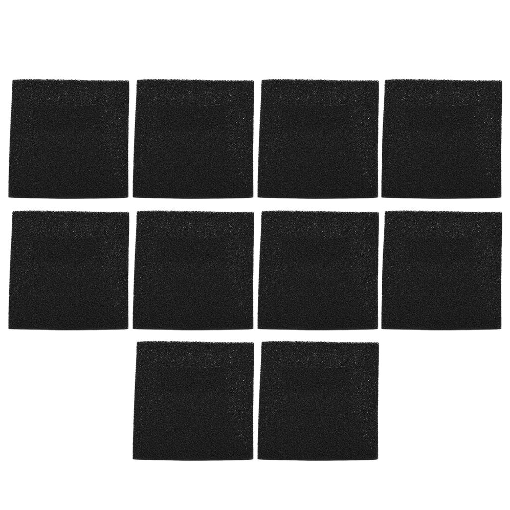 10 Stück Aktivkohlefilter 13 cm x 13 cm für Lötrauchabsaugung