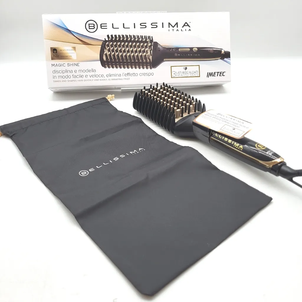 Brosse lissante électrique Bellissima Magic Shine pour éclat intense