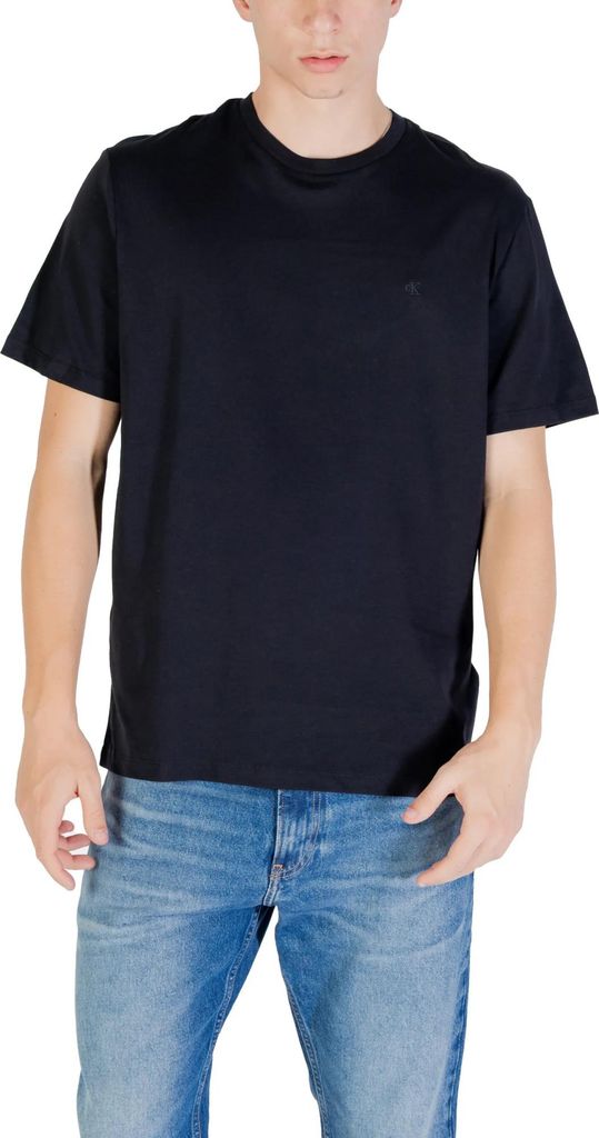 Calvin Klein Jeans Herren TShirt Grau Kurzarm Rundhals : Größe - L Größe: L