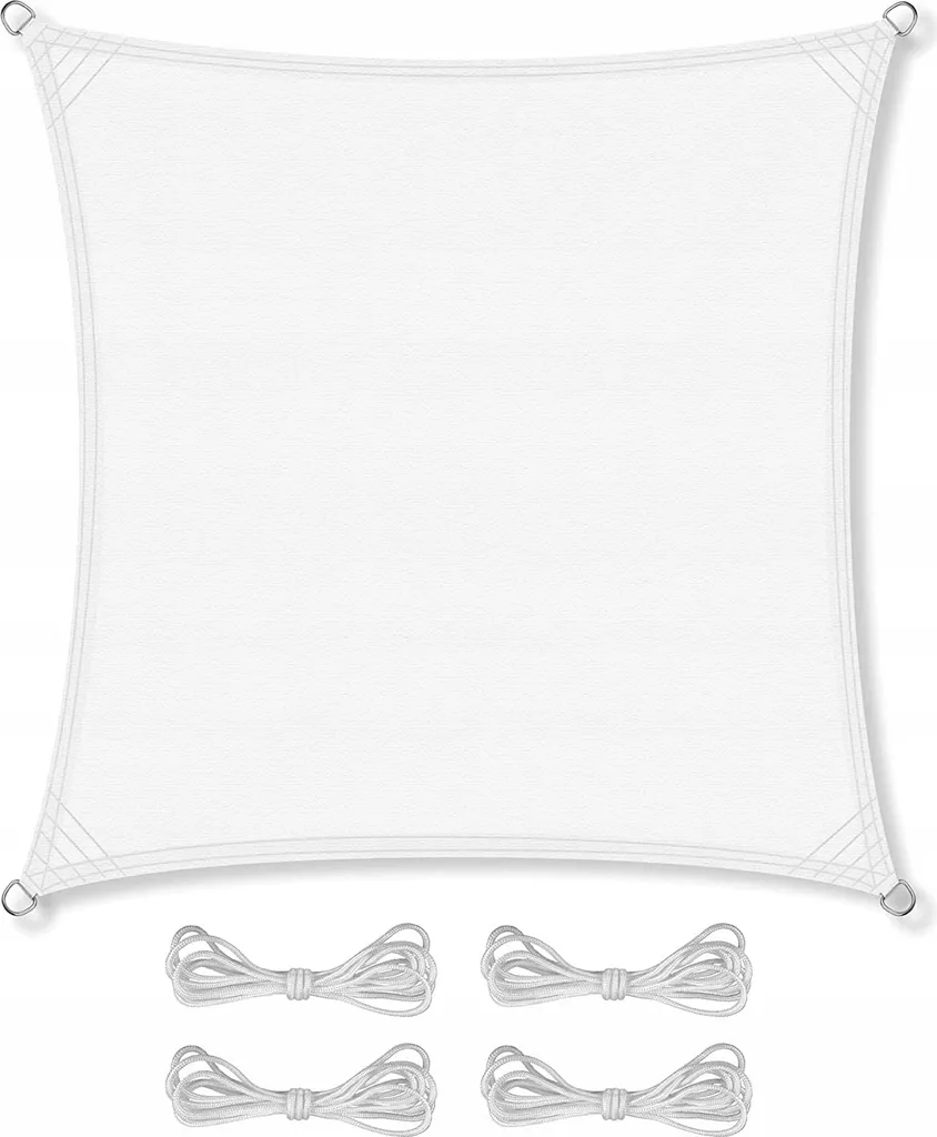 Vela Ombreggiante Zolta 3.6m x 3.6m - Tessuto Tecnico Impermeabile UV95