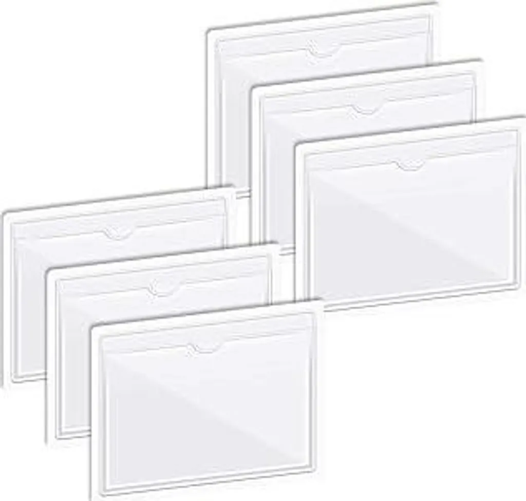 Porta Pass Parcheggio Adesivi: 6 Pezzi Trasparenza HD per Auto