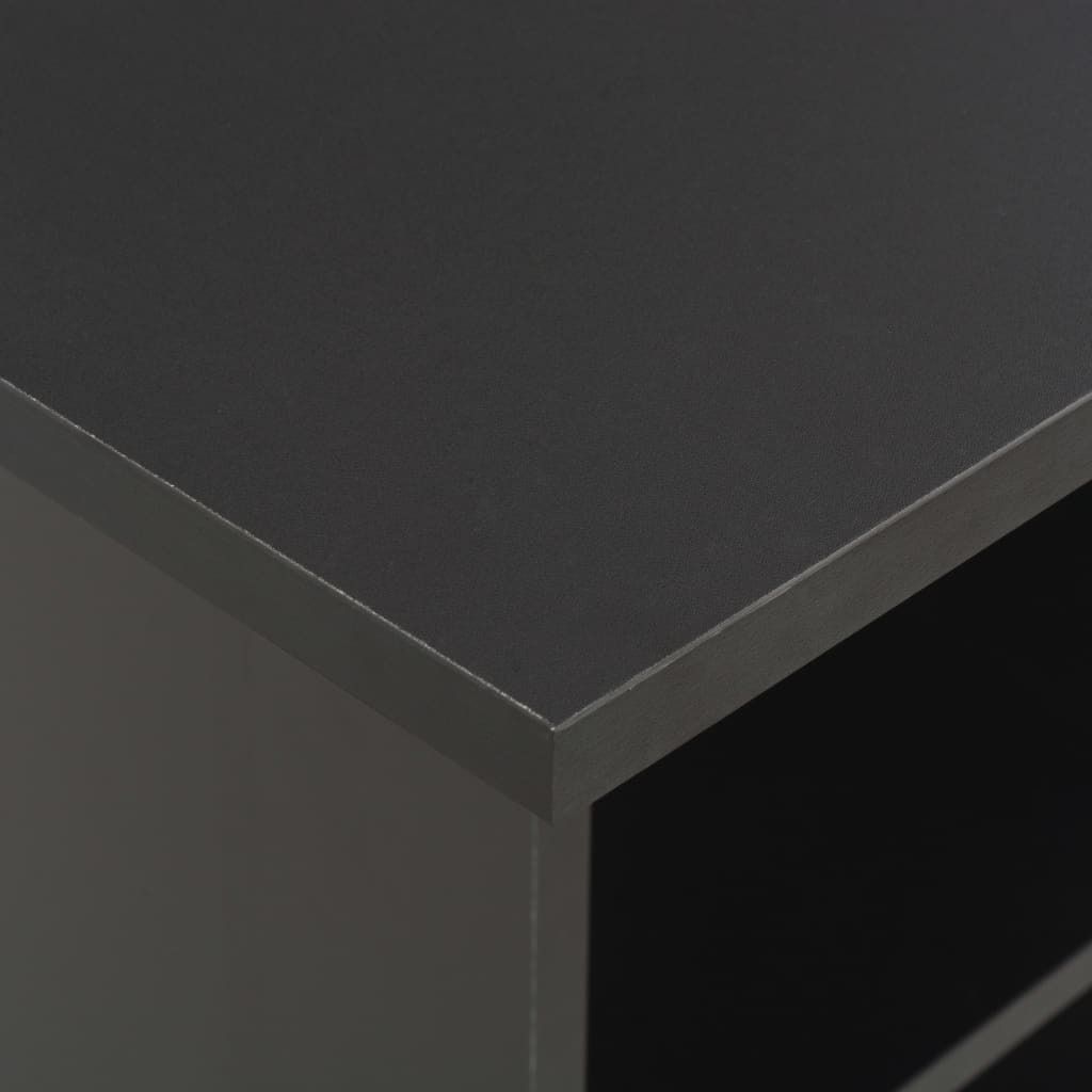 vidaXL Tavolo da bar nero 60x60x110 cm Immagine del prodotto 