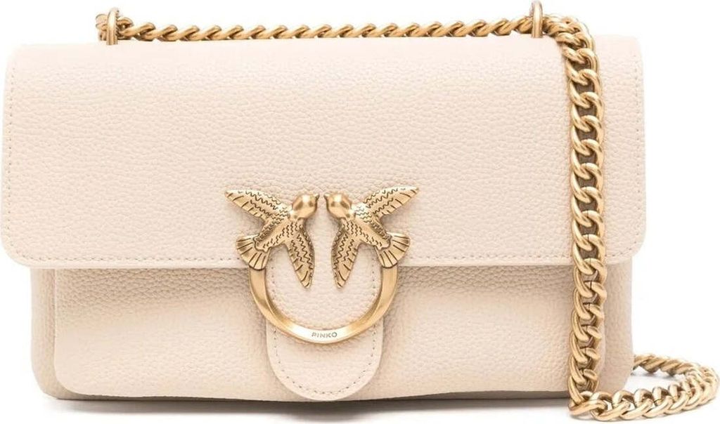 PINKO Damen Umhängetaschen 104528A29Q-C50Q Farbe: Beige Größe: Einheitsgröße