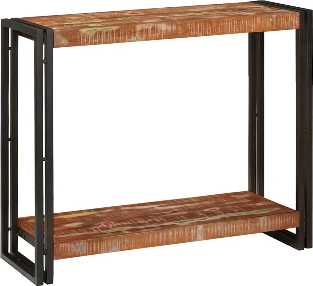 Consolle 90 x 33 x 75 cm Legno massello riciclato