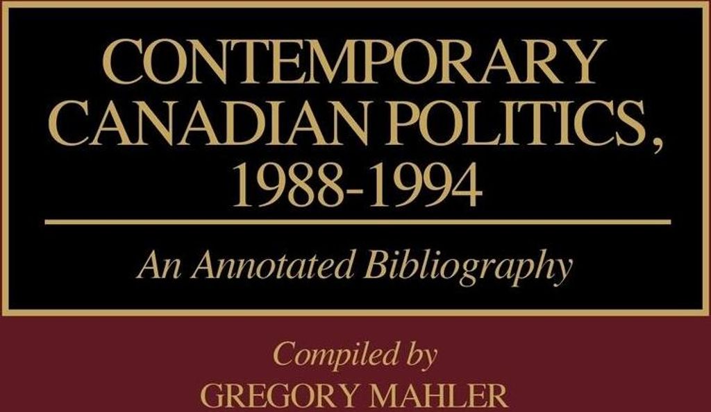 Contemporary Canadian Politics, 1988-1994