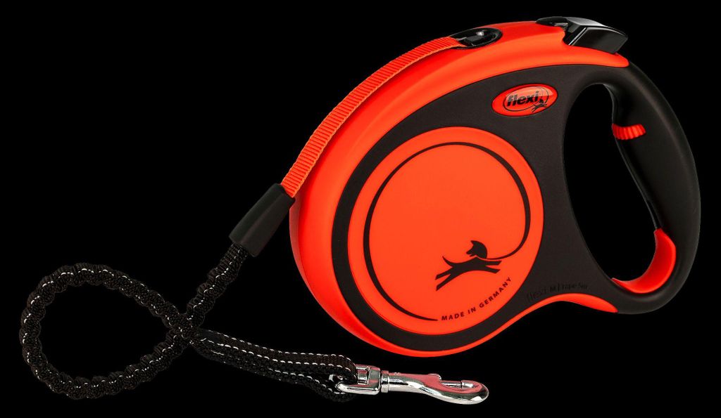 flexi XTREME Gurt 5 m schwarz/orange Produktbild 