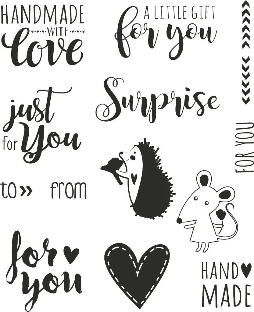 Tampon For You pour Personnaliser vos Cartes et Étiquettes de Cadeaux